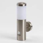  LED външно стенно осветително тяло със сензор 1xGU10/5W/230V, матов хром (BL2186)