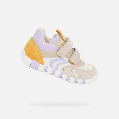 GEOX Бежови детски обувки без пета Geox Iupidoo за първи стъпки Geox | Bezhov | Момичешки | 20