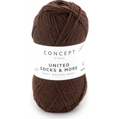 UNITED SOCKS & MORE Katia Farby UNITED SOCKS & MORE: 102 tmavá hnedá