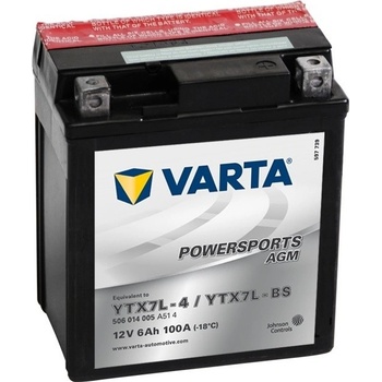 Varta YTX7L-BS, 506014