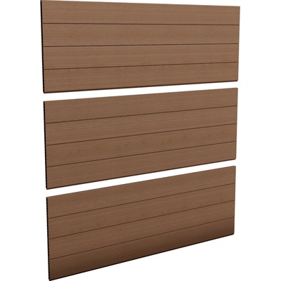 KETER Plotový panel KETER FENCE KIT hnedý (3x panel)