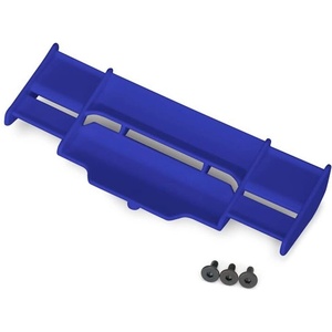 Traxxas Wing, Rustler 4X4 (blue)/ 3x8mm FCS (3) TRX6721X (TRX6721X)