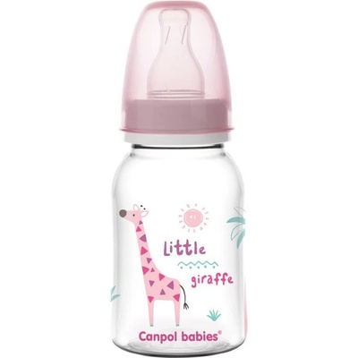 Canpol babies fľaša s potlačou Afrika Pink 2021 120 ml