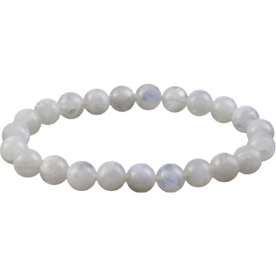 Olivie Náramok XL 8 mm 20 cm MĚSÍČNÍ KÁMEN 9177