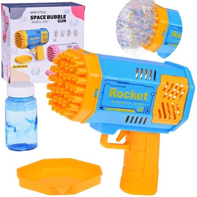 ZA4976NI Bazuka na mydlové bubliny Rocket Oranžová