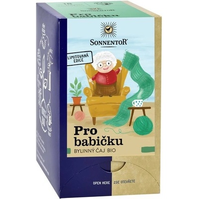 Sonnentor Pro babičku bio porcovaný dvoukomorový čaj 27 g