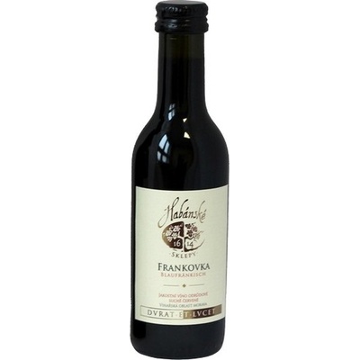 Habánské sklepy Frankovka 12,5% 0,187 l (holá láhev)