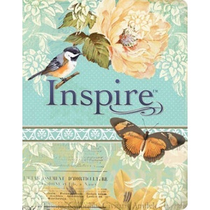 Inspire Bible Nlt, Filament Enabled (Leatherlike, Vintage Blue/Cream) | NEW LIVING TRANSLATION (ISBN: 9781496487858)