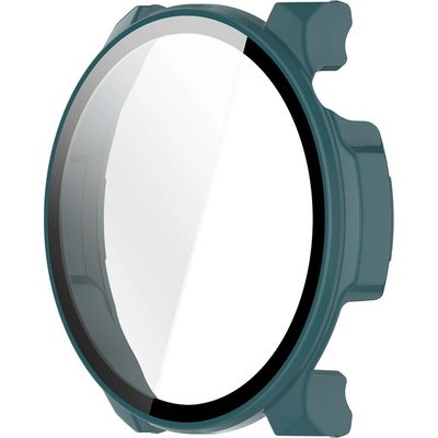 PROTEMIO 115328 PC FULL COVER Plastový kryt so sklom pre Xiaomi Amazfit Balance 2 zelený