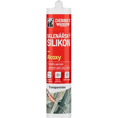 Debbex 30311RL Sklenářský silikon 280 ml transparentní – Hledejceny.cz
