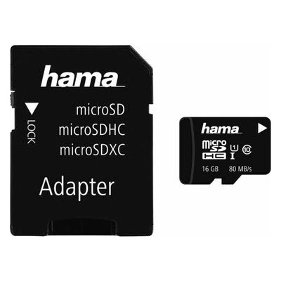Hama microSDHC Class 10 16 GB 124138-H