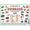 Súbor 24 kariet zvieratá exotické 2