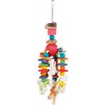TRIXIE Colourful Wooden Toy for the Bird Cage - Дървена играчка за големи папагали, 35 см