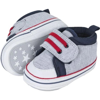 Sterntaler Летни бебешки буйки Sterntaler - За момче, 15/16, 4-6 месеца, сиви (2302113-542)