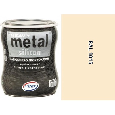 VITEX HEAVY METAL SILIKON - ALKYDOVÁ FARBA NA KOV RAL 1015 SLONOVÁ KOSŤ SVETLÁ 2,25L 0402