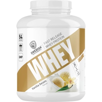 Image 1 of Swedish Supplements Whey Protein Deluxe [1800 грама] Ванилов сладолед