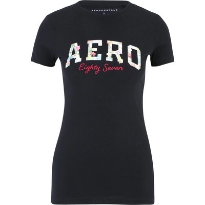 AÉropostale Тениска 'jun aero' черно, размер m