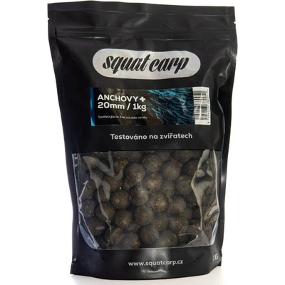 SQUAT CARP Hotové boilies Anchovy+ 5kg 24mm