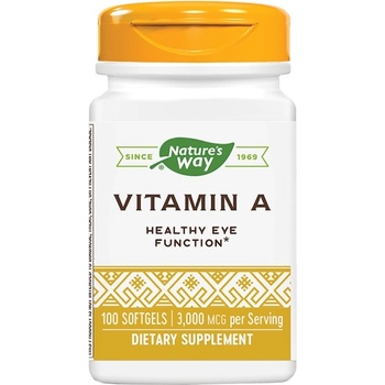 Image 1 of Nature's Way Vitamin A 10 000 IU [100 капсули]
