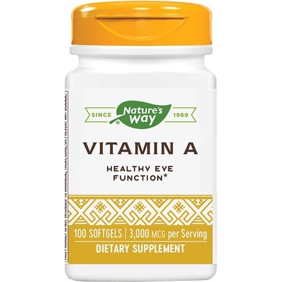 Nature's Way Vitamin A 10 000 IU [100 капсули]