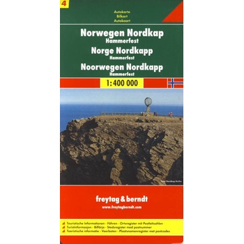 freytag & berndt - Automapa Norsko 4. Nordkap-Hammerfest 1:400 000