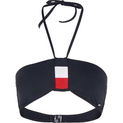 Tommy Hilfiger Бикини Tommy Hilfiger Women's Elevated Global Stripe Bandeau Bikini - Desert Sky