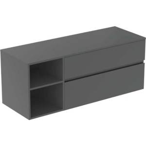 Ideal Standard Finesse - Шкафче за умивалник, 140x51x56 см, 2 чекмеджета, матов антрацит E3439Y2 (E3439Y2)