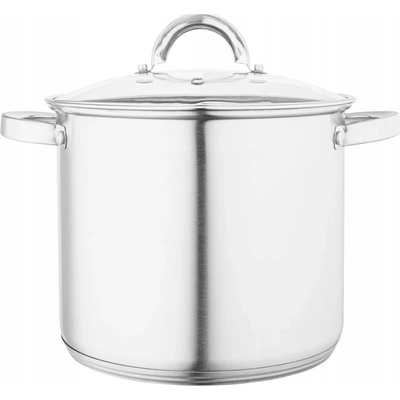 Altom Design Hrniec s pokrievkou vysoký 22 cm oceľový indukcia plyn Fabio 7 l