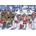 Bluebird Puzzle - Puzzle Santa at work - 1 000 piese
