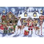 Bluebird Puzzle - Puzzle Santa at work - 1 000 piese