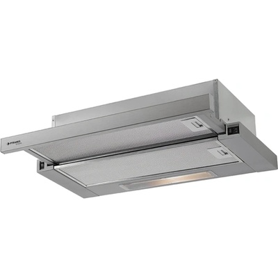 Pyramis Телескопичен абсорбатор за вграждане Pyramis Ecoline Power Slim - 60 см, Инокс (065032901)