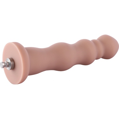 HISMITH HSA39 Beaded Anal Silicone Dildo KlicLok 17.3cm Skin