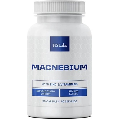 HS Labs Magnesium with Zinc & Vitamin B6, 90 таблетки, HS Labs (HS0211)
