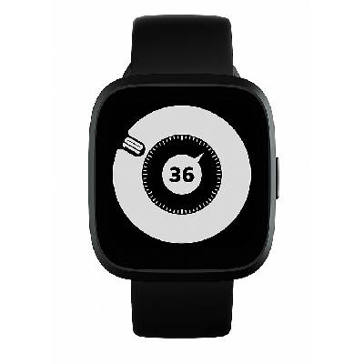 Edge Black, 1.72" HD Display, Powered by Dual Core, Aerospace-Grade Ultra Light Aluminum Frame, Bluetooth Call, 3D User Interface, 1ATM Waterproof, 24/7 True Heart Rate & Blood Oxyge (6972576182456)