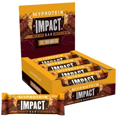 Myprotein Impact Protein Bar [12 x 64 грама] Карамел с ядки