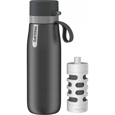 Philips Бутилка Philips AWP2771GRR/58, 150 мл, с филтър, подходяща за миене в съдомиялна, сива (AWP2771GRR/58)