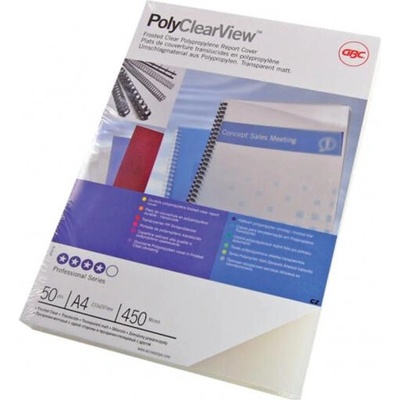 Plastové obálky GBC PolyClearView A4 450 mic číre 50 ks