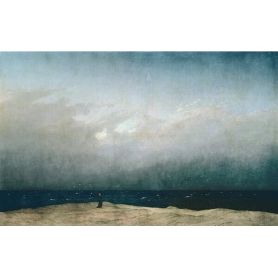 Plagát, Obraz - Monk by the Sea, 1808-10, Friedrich, Caspar David, 40 × 26.7 cm