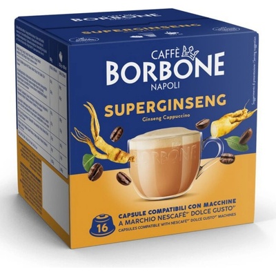 Caffè Borbone SUPERGINSENG женшен кафе на капсули за Dolce Gusto 16 бр