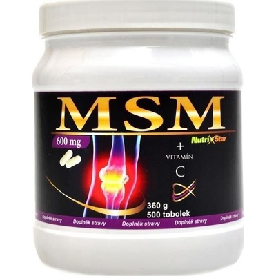 Nutri Star MSM 600 mg 500 kapsúl