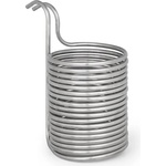 Klarstein Chiller 12, потопяем охладител, охлаждаща намотка, Ø 21.5 cm, 18 намотки, 304 неръждаема стомана (BRD3-Chiller12) (BRD3-Chiller12) - klarstein