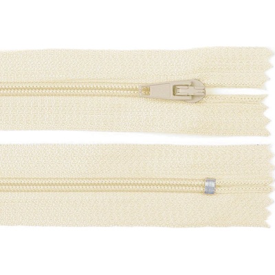 Stoklasa Spirálový zip No 3 délka 12 cm autolock Balení: 1 ks, Varianta: 103 krémová nejsvět. 103 krémová nejsvět.