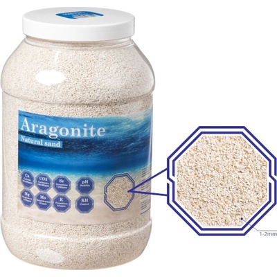 DVH Aquatics Aragonit natural sand 1-2 mm, 9 kg