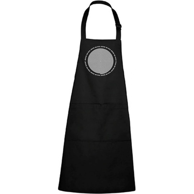 Dobrý Triko Zástěra s potiskem Jdeme na pivo Černá