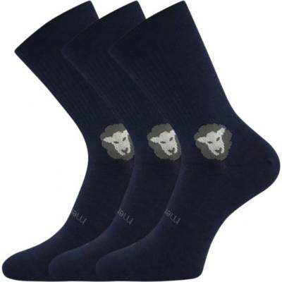 VoXX Комплект от три - детски чорапи Voxx merino сини VoXX | Sin | Момчешки | 35-38