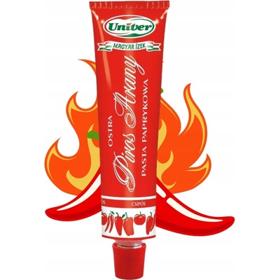 Univer Červené zlato pálivé papriková pasta pálivá 70 g