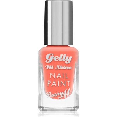 Barry M Gelly Hi Shine лак за нокти цвят Pink Grapefruit 10ml
