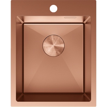 Mexen Solix мивка от неръждаема стомана, еднокамерна, 400 x 500 mm, мед - 6406401000-65 (6406401000-65)