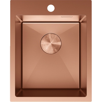 Mexen Solix мивка от неръждаема стомана, еднокамерна, 400 x 500 mm, мед - 6406401000-65 (6406401000-65)