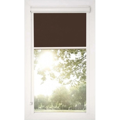 KRPOL Roleta v kazetě zatemňující PG10 Tmavě Hnědá 71 x 215 cm